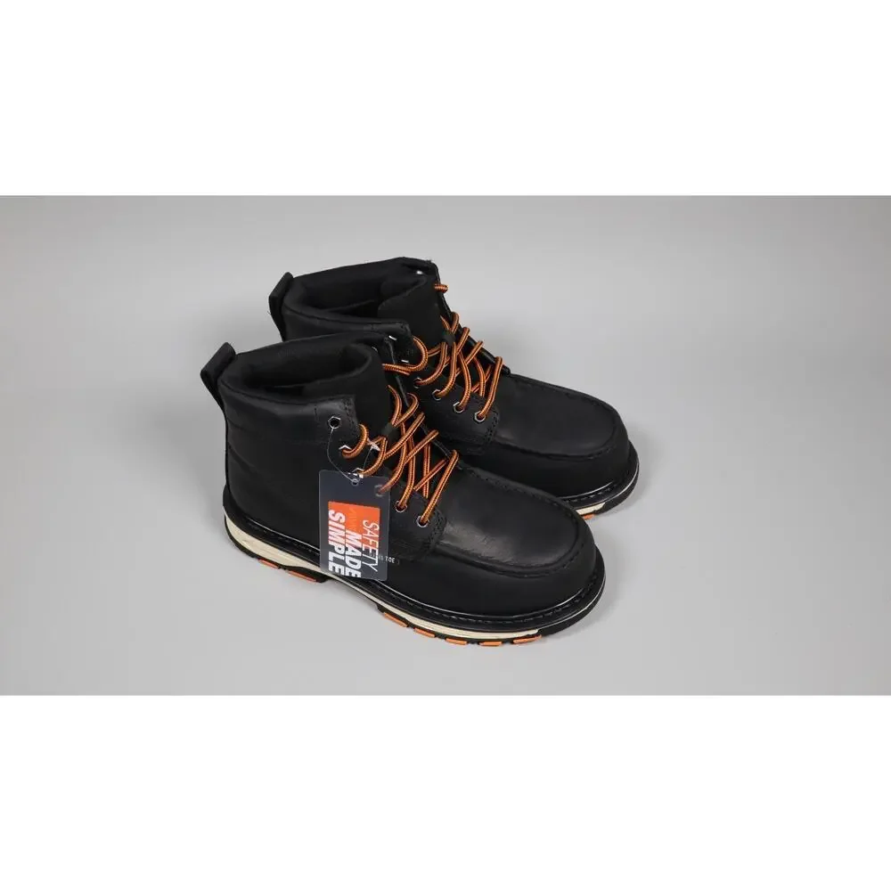 NINGO Steel Toe Work Boots for Men Boots Men's Safety Toe Work Shoes Size 10.5